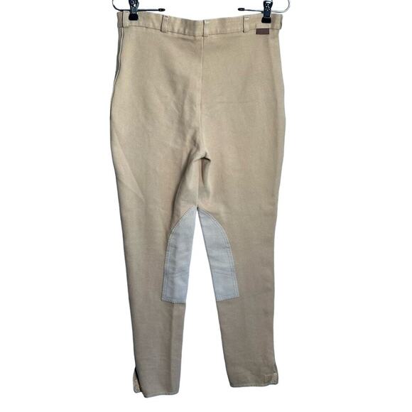 On‎ Course 30x25 Equestrian Riding Pants Breeches Tan Suede Inner Stretchy horse - Picture 2 of 14